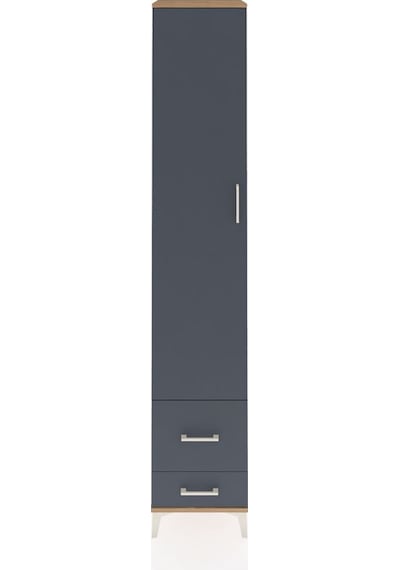 Hyperion Dolap 3 Raflı 2 Çekmeceli Tek Askılı 44x44x243 Çam-antrasit Aytası Hyperion Dolap 3 Raflı 2 Çekmeceli Tek Askılı 44x44x243 Çam-antrasit Aytası