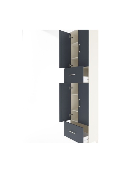 Arges Dolap 6 Raflı 2 Çekmeceli 4 Kapaklı 60x30x243 Aytaşı-an... Aytaşı