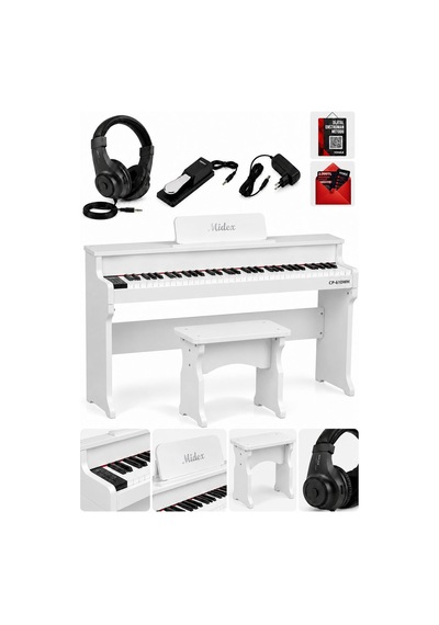 Cp610wh Çocuk Piyanosu 8-14yaş 61tuş Bluetoothlu Tuş Hassasiyetli