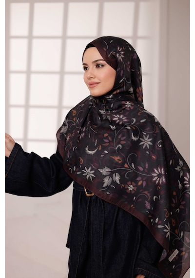 Mimiyum Rüya Desen-soft Şal Bordo Çok Renkli