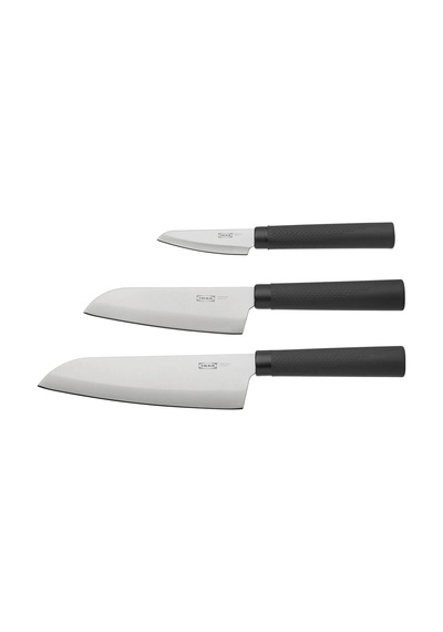 Ikea Förslag 3 Parça Mutfak Bıçağı Seti 31 Cm Siyah