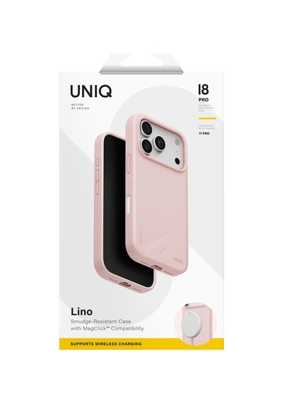 Apple iPhone Uyumlu 18 Pro Kılıf Sıvı Silikon Lino 2.5 Metreden Düşmeye Dayanıklı Soft Yumuşak Magsafe Kapak Pembe