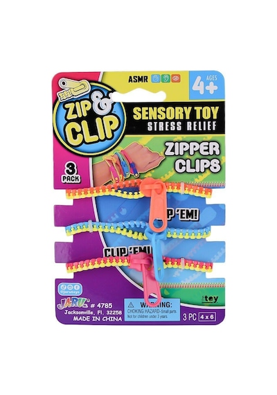 4785 Zıp Clip Zipper Clips 3lü -sunman - Uvcu-891087 1 Adet