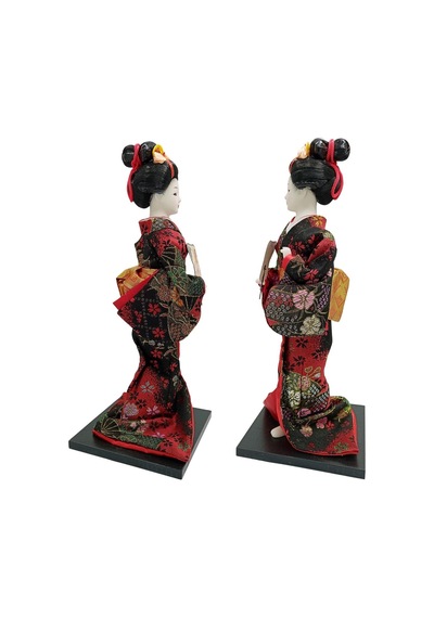Japon Kimonolu Geyşa Bebek Kabuki Biblo 30 Cm No.21 Anime