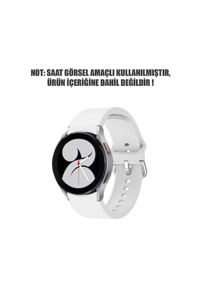 Microsonic Samsung Uyumlu Galaxy Watch 5 44mm Kordon Solid Silicone Band