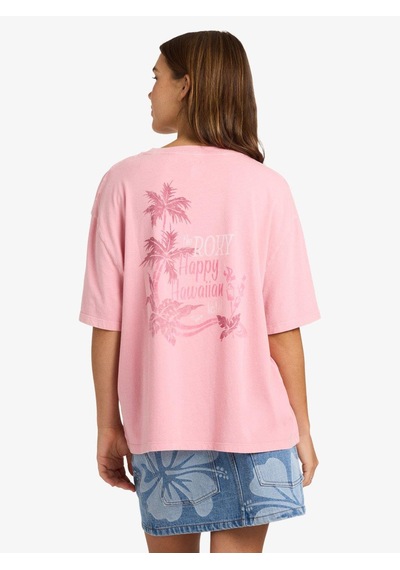 Roxy Talloversize Washed Kadın T-shirt-erjzt06081 Pembe
