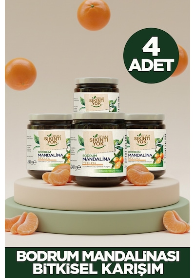 Bodrum Mandalinası Macunu 4 Adet X 240g