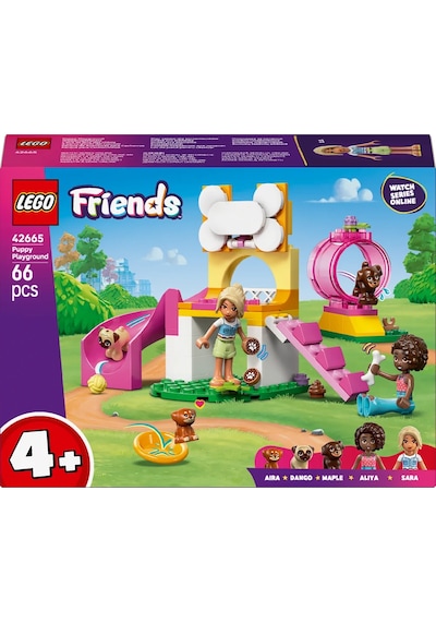 LEGO® Friends Yavru Köpek Oyun Parkı 42665 - 4 Yaş ve Üzeri Çocuklar için Yaratıcı Oyuncak Yapım Seti (66 Parça)