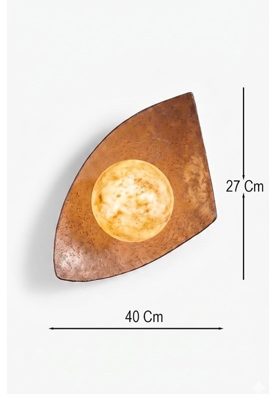 Handmade Wabi Sabi Kardon Beton Aplik - Eclipse Çok Renkli