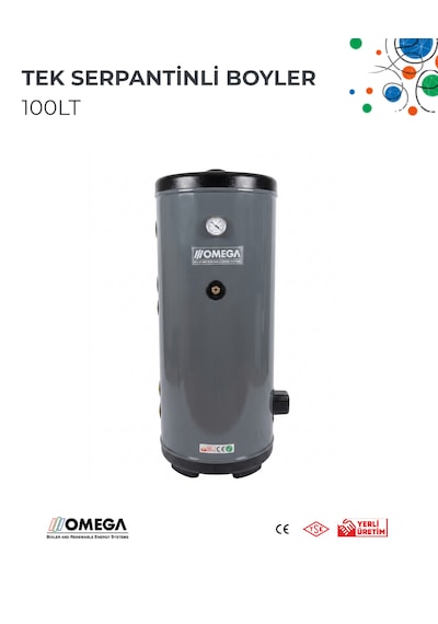 100 L Tek Serpantinli Boyler 1