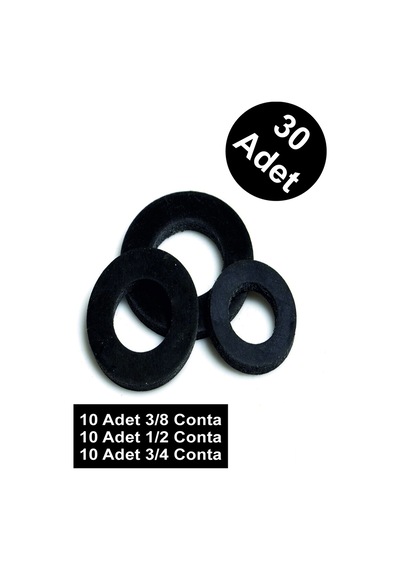 Musluk/flex Conta Seti 30 Adet 3/8-1/2-3/4 Diğer