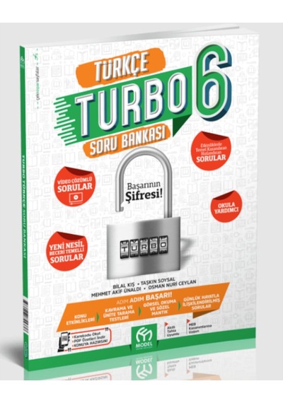 Model Yayınları 6. Sınıf Türkçe Turbo Soru Bankası