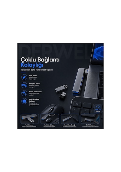 Yeni 2026 3 Port Şık Minimalist Metal Gövde Usb Çoklayıcı Hub Laptop Bilgisayar Telefon İçin Kompakt Taşınabilir Çoklu Bağlantı Aparatı Aşırı Akım Ve Kısa Devre Korumalı Akıllı Hub Hızlı Data Aktarımı