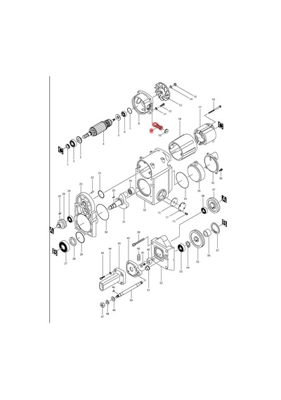 Makita HM1800 Kömür CB-204 Ürün Kodu 194992-4