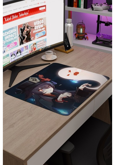 Hu Tao Genshin Impact Anime Gacha V3 - 48x40 Xl Gaming Mouse Pad Fare Altlığı