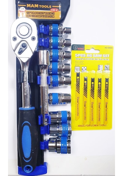 Makroyapı 11 Parça Lokma Set 1/2 Lokma Takımı Ve Soma Dekopaj Ucu