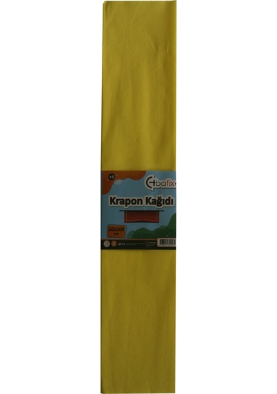 Bafix Krapon Kağıdı 10 Lu 50x200 Cm Sarı Diğer