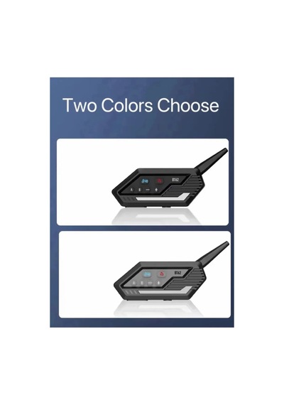 Jenerik Bt62 Motosiklet Kask Kulaklığı Bluetooth Intercom 2 Intercom Bağlantılı