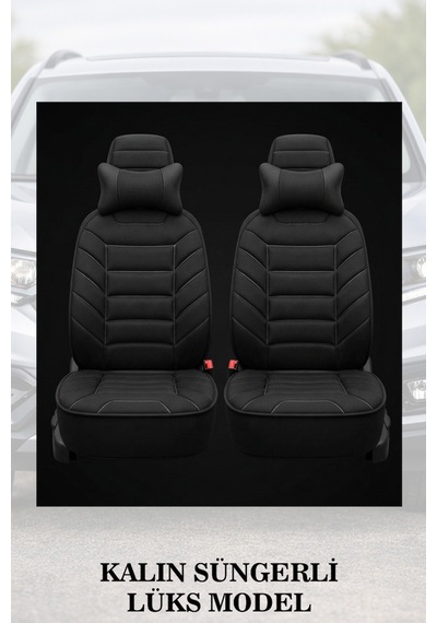 Nissan Qashqai 2012 Uyumlu Lüks Siyah Renk Premium 2 Adet Minder Ve Yastık