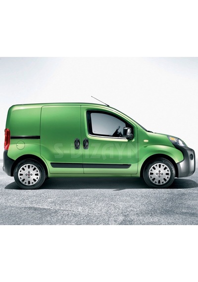 S-Dizayn  Fiat Fiorino Krom Cam Çıtası 2 Prç 2008 Üzeri