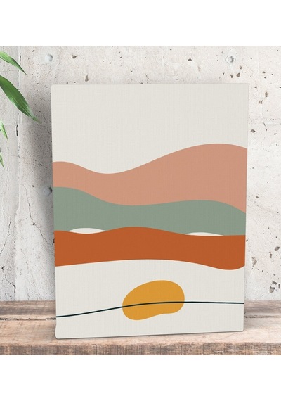 Bk Gift Yatak Odası Konseptli Dekoratif Mini Kanvas Tablo 15X20C (551116716)