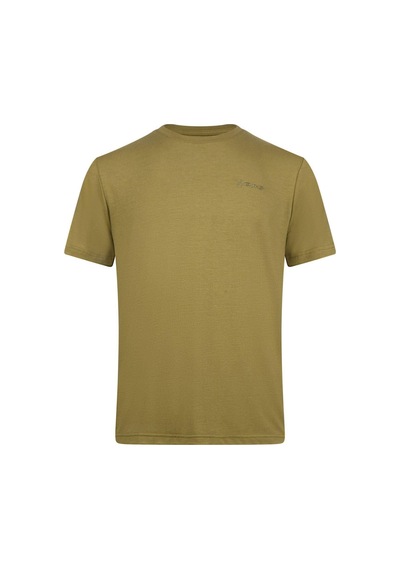 2as Wınson Erkek Viloft Sıfır Yaka T-shirt Yeşil 2aswınmfbss24 Yeşil