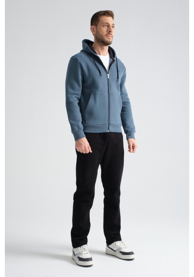 Shooter Sportswear Shooter Erkek Kışlık Eşofman Takımı Luxe Regular Kapüşonlu Orman Yeşili