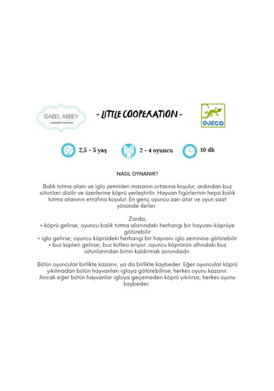 Djeco Kutu Oyunları / Little  Coopération