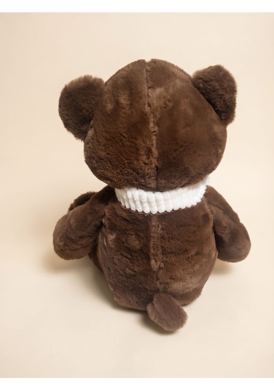 Peluş 45 Cm Atkılı Ayıcık Kahverengi