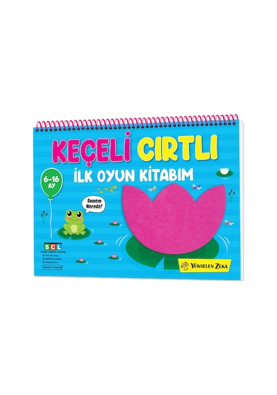 6-16 Ay İlk Cırt Cırtlı Keçeli Etkinlik Kitabım - İlk Oyun Kitabım