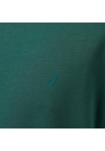 Nautica Nautara Erkek Yeşil Regular Fit T-shirt Düz V55009t Yeşil