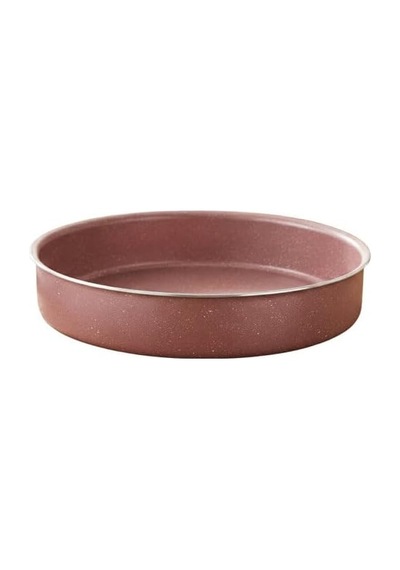 30 Cm Granit Yuvarlak Fırın Tepsisi - Pembe Diğer