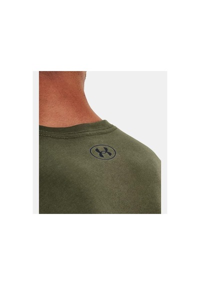 Under Armour Sportstyle Left Chest Erkek Haki Yuvarlak Yaka Tişört