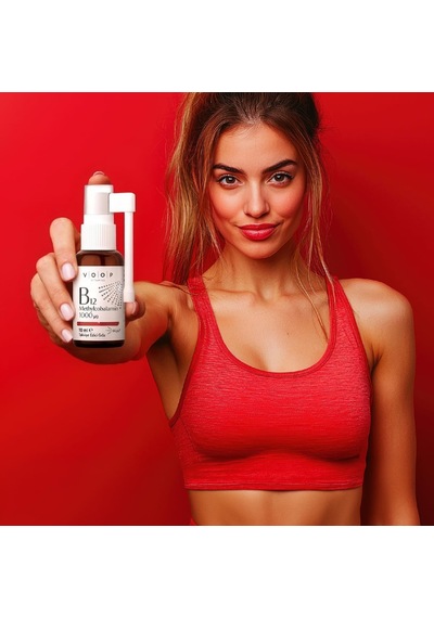 Vitamin B12 Methylcobalamin 1000 Mg Sprey Damla Takviye Edici Gıda 10 Ml