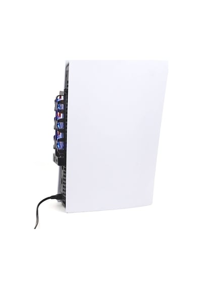 Tp5-1523 Ps5 İçin Led Işıklı Hız Ayarlı Soğutma Fanı Siyah