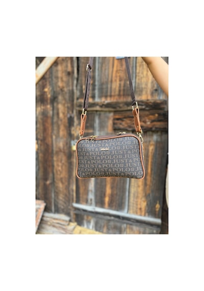 Just Polo Kadın Yeni Sezon Baskılı Omuz Çantası 232053mh Kahverengi - Taba 01400853