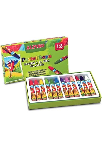 Alpino Pastel Boya 12 Li Karton Kutu Dc-038296 Çok Renkli