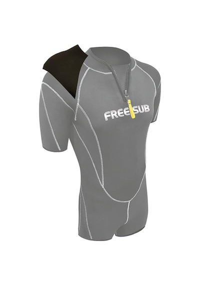 Free-Sub 3Mm Thyphoon Shorty - (Kısa) Siyah Scuba Tüplü Dalış Ve Sö Siyah