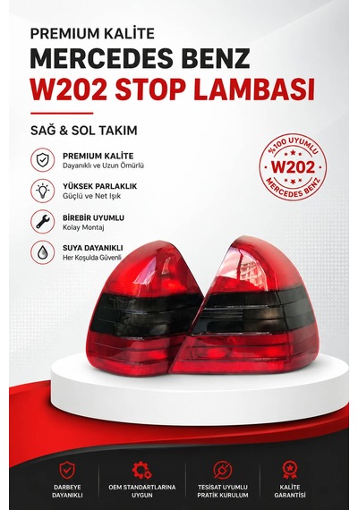 Mercedes W202 Stop Takımı Sağ-sol