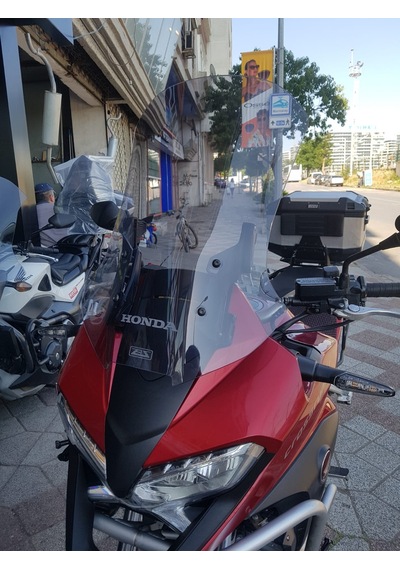 2017-20 Honda Vfr800 Uzun Ön Cam Zeus Açık Füme 56 CM 4 MM