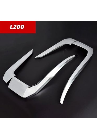 Rocas Mitsubishi L200 Ön Tampon Köşe Kaplaması Krom 2019 2021