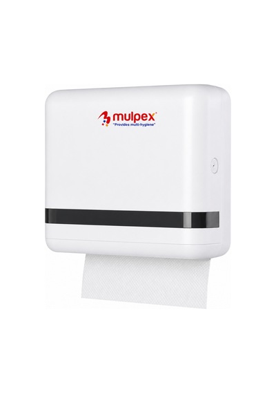Mulpex Z Katlamalı Kağıt Havlu Dispenseri Beyaz 27 21 Cm Vidalı Ve Yapışkan Montaj