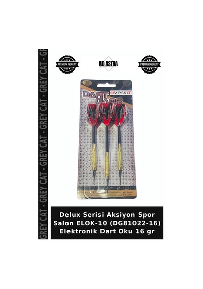 Delux Serisi Aksiyon Spor Salon Elok-10 Dg81022-16 Elektronik Dart Oku 16 Gr