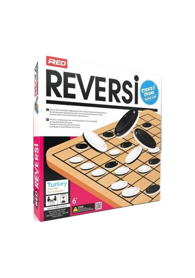 Redka. Ahşap Reversi. Strateji. Reversi Oyunu. Eğitici Akıl Oyunu