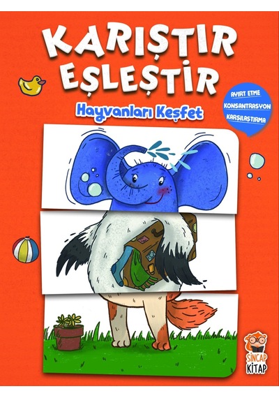 Sincap Kitap Karıştır Eşleştir - Hayvanları Keşfet