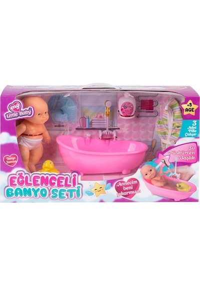 Dzc Kuzenler Avm Banyo Yapan Et Bebek Gerçek Su Devir Daimli Küv