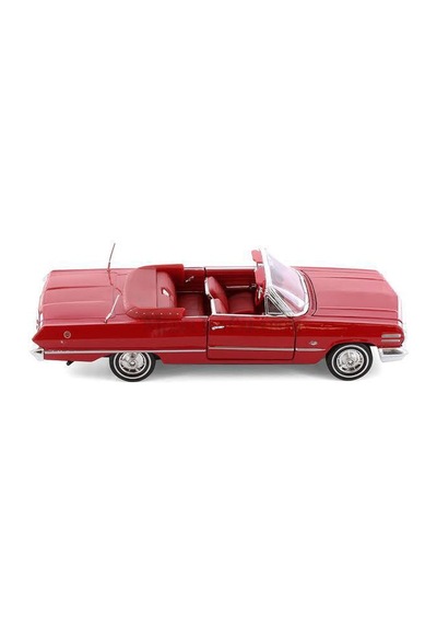 Welly 1:24 Ölçekli Lisanslı Orjinal 1963 Chevrolet Impala Kapıları Açılabilir Model Oyuncak Araba