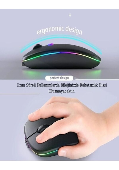 Kablosuz Fare Bluetooth Mouse Typec Şarjlı Sessiz Mac Windows Telefon Tablet Uyumlu 1600 Dpı 600ma Çok Renkli Kablosuz Fare Bluetooth Mouse Typec Şarjlı Sessiz Mac Windows Telefon Tablet Uyumlu 1600 Dpı 600ma Çok Renkli