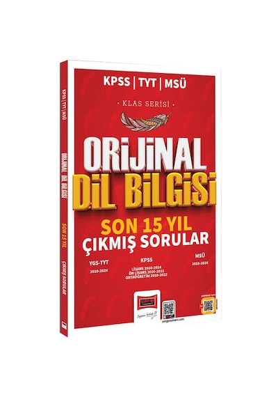 Yargı 2025 Kpss Tyt Msü Klas Serisi  Dil Bilgisi Son 15 Yıl Çıkmış Sorular