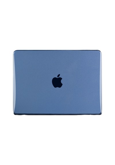 Apple Macbook Neo Şeffaf Macbook Kapak - Mavi -